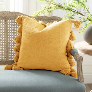 Yellow and discount grey accent pillows